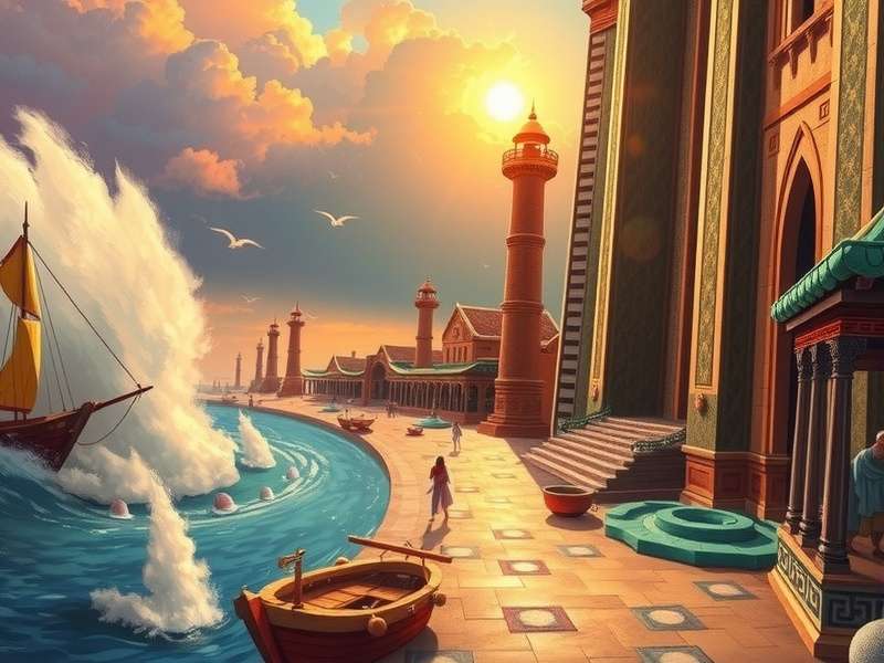 Drifting Lands Board Game Setup