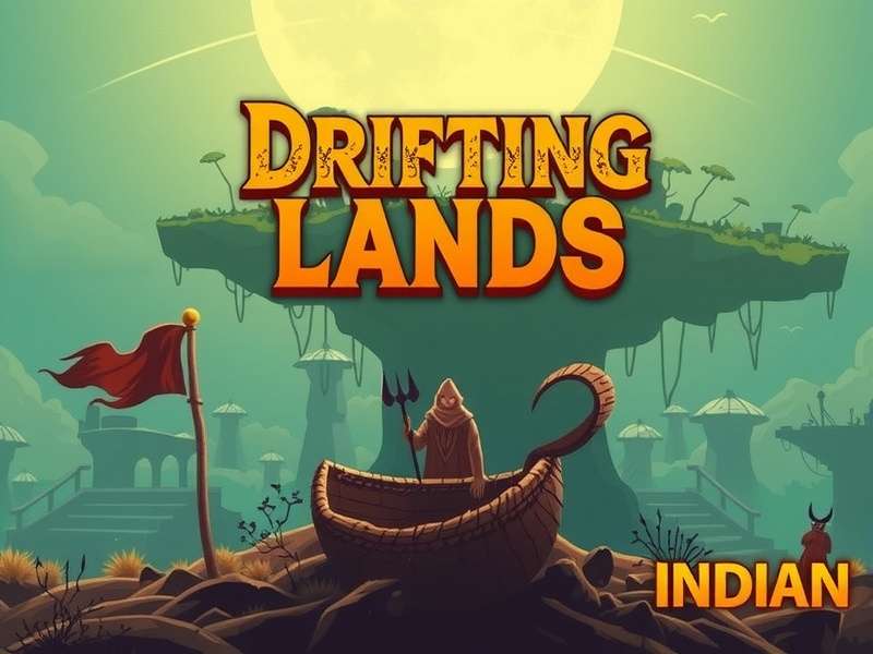 ड्रिफ्टिंग लैंड्स गेमप्ले स्क्रीनशॉट