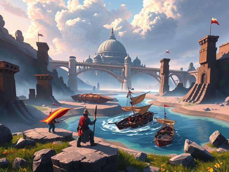 Drifting Lands Game Main Screen