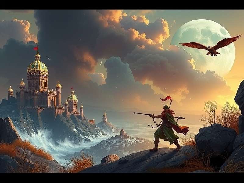 Drifting Lands RPG गेम का मुख्य स्क्रीनशॉट