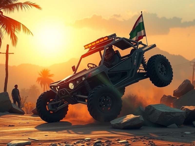 Drifting Lands RPG Offroad Vehicle गेमप्ले