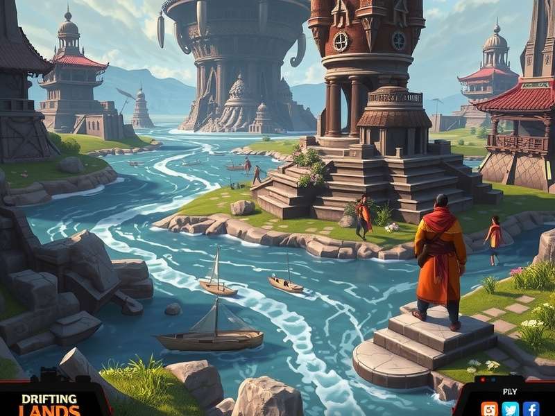 Drifting Lands RPG गेम स्क्रीनशॉट