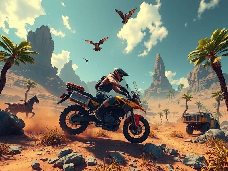 ड्रिफ्टिंग लैंड्स गेम इंटरफेस