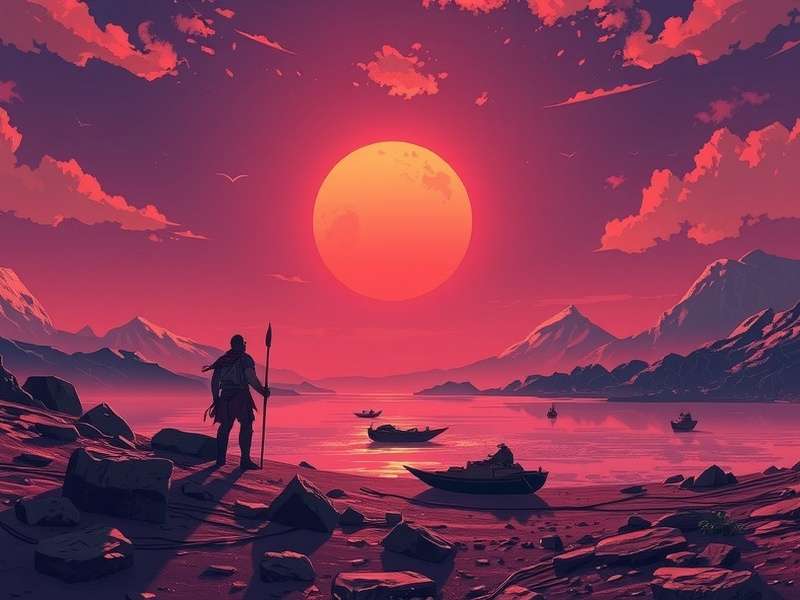 Drifting Lands RPG गेम इंटरफेस