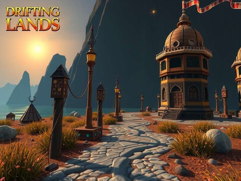 Drifting Lands 3D RPG Game Screenshot