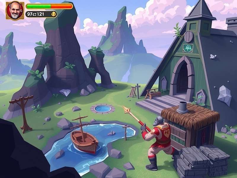 Drifting Lands Gameplay Screenshot
