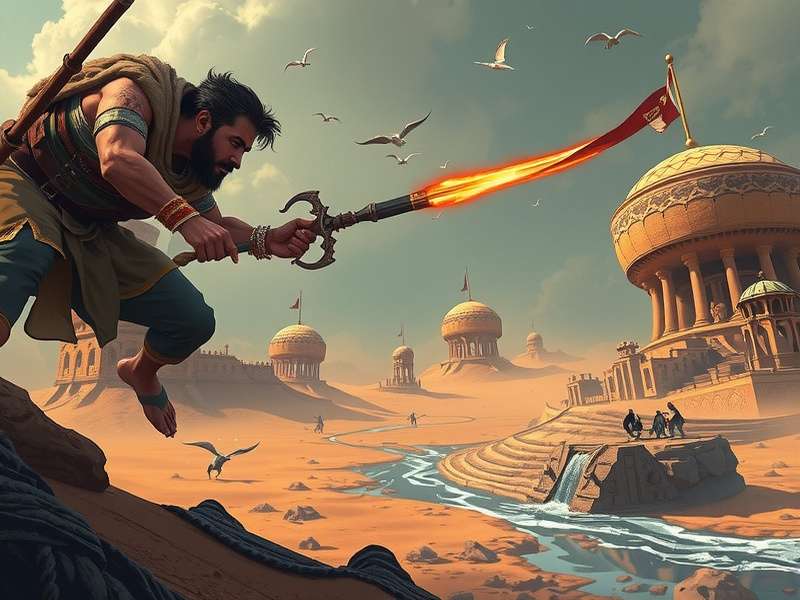 Drifting Lands RPG गेम इंटरफेस