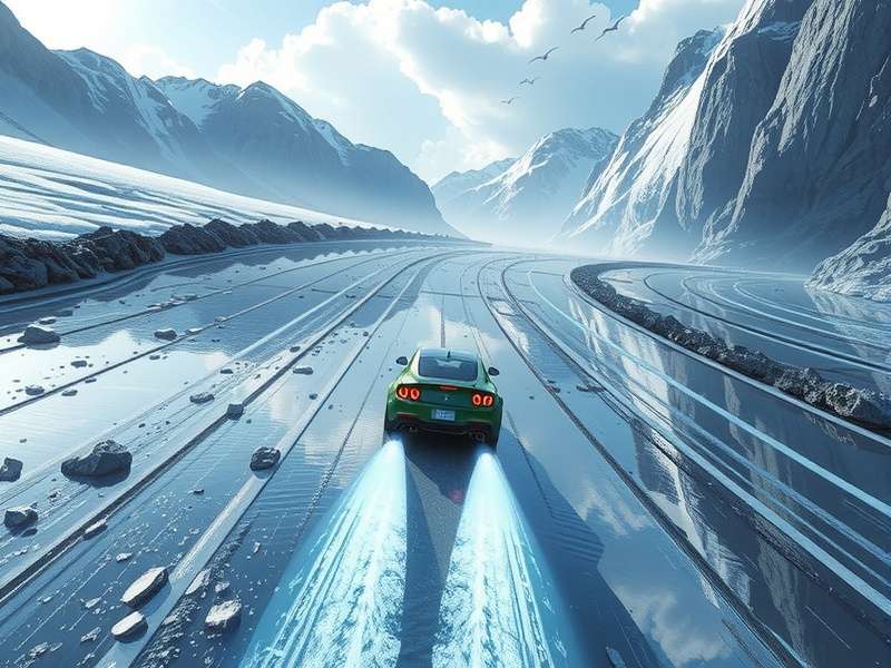 A stunning visual of a high-level player ship in the Drifted endgame zone, surrounded by nebulae and enemy fleets.