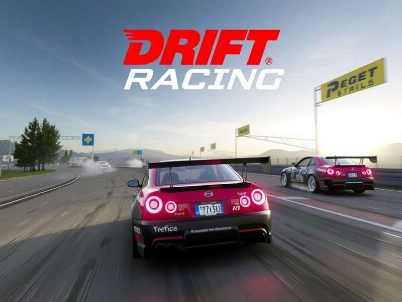 In-game tuning menu showing differential and suspension settings for a drift car.