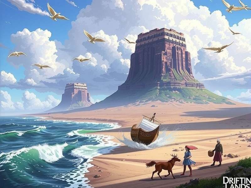 Drifting Lands mission selection screen