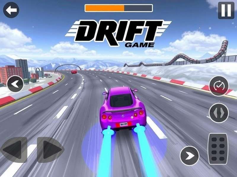 Drifting Lands gameplay scene showing a futuristic ship in space