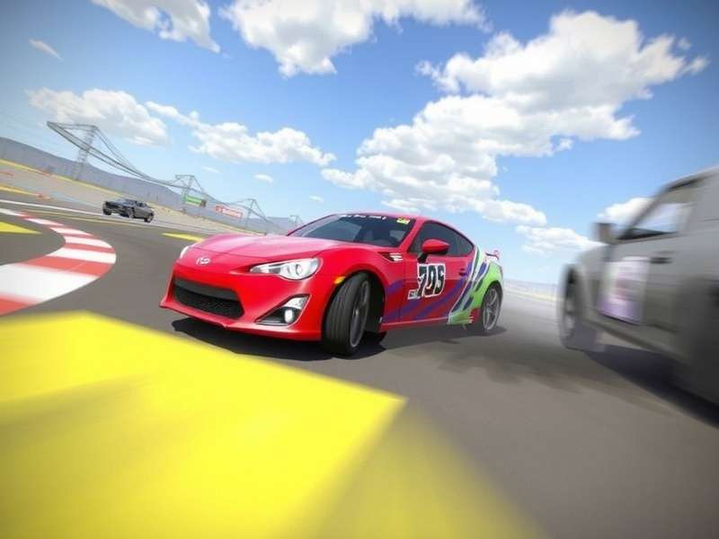 Advanced drifting car technique showing angle and smoke