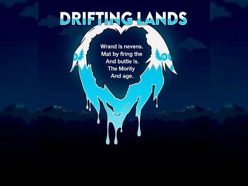 Drifting Lands Original Soundtrack cover art featuring synthwave aesthetics with neon tones and drifting vehicles