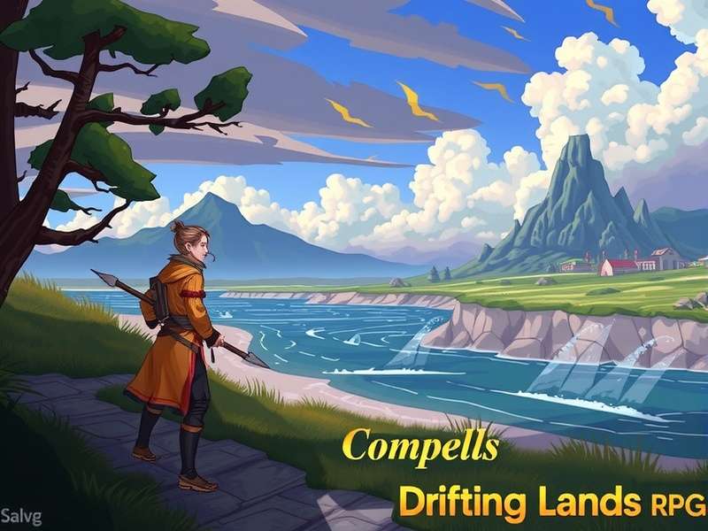 Drifting Lands Rpg – majestic floating islands with ancient ruins and airships