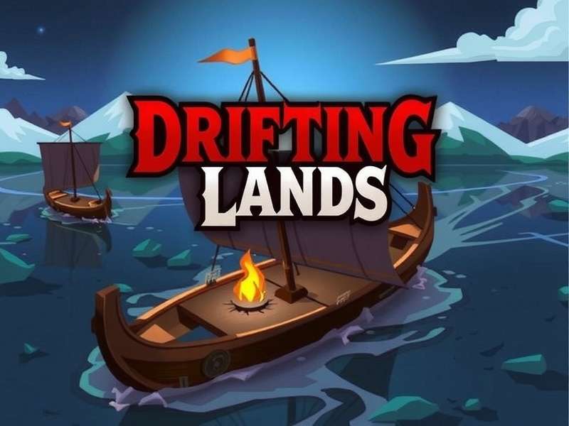 Drifting Lands 2018 RPG game concept art with spaceships drifting through neon starfields