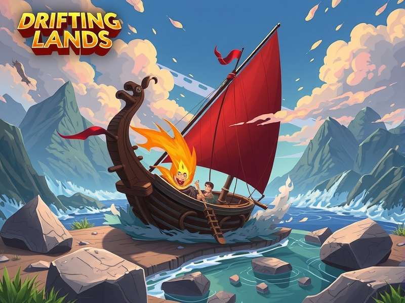 Drifting Lands Rpg game scene with drift trails and stat distribution overlay