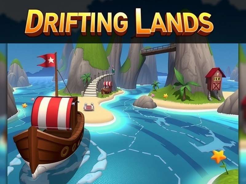 Drifting Lands RPG 3D free play game screenshot showing drift action and RPG interface